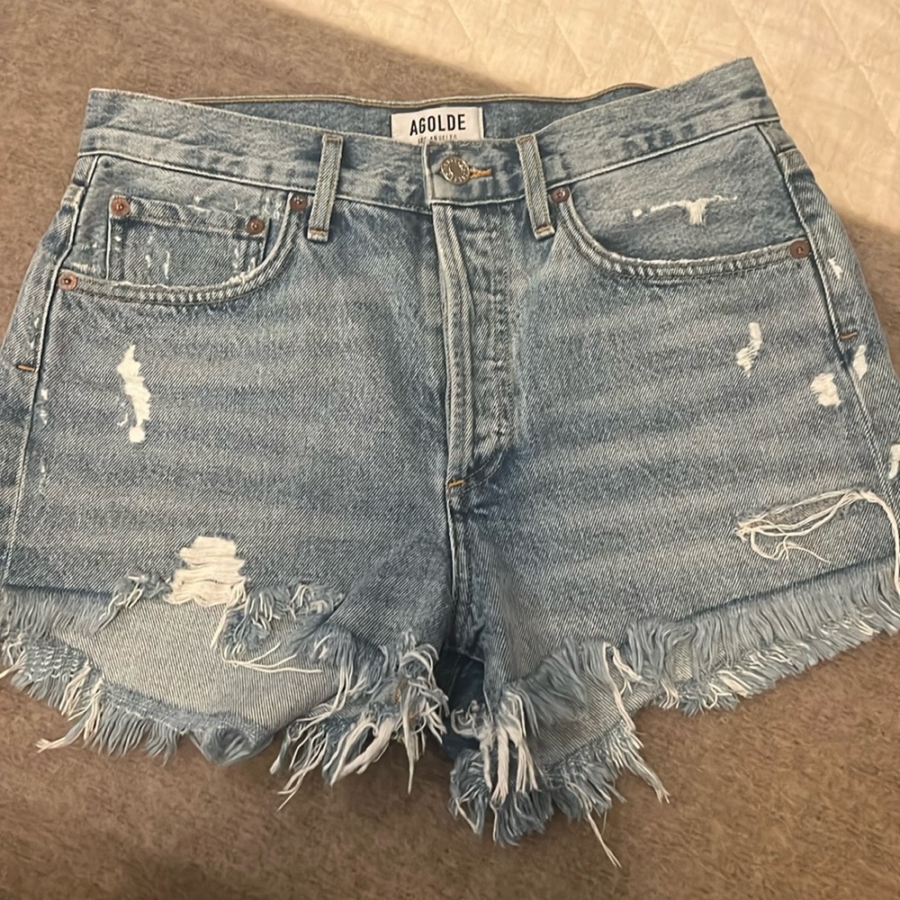 Agolde denim shorts